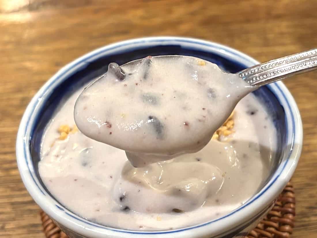 黒もち米とココナッツミルク