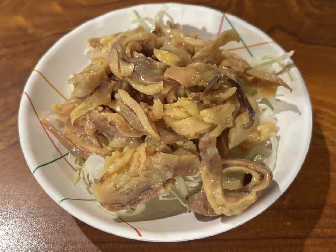 自家製中華ガツ