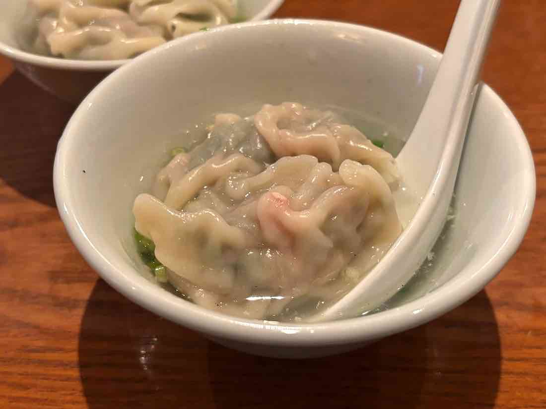 青菜の水餃子