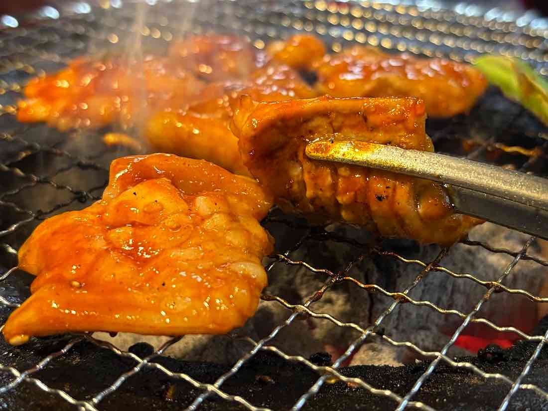 ホルモンの焼き方