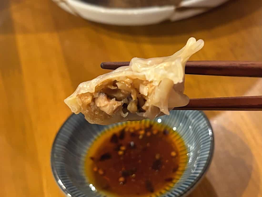 八戒餃子（精進蒸餃子）の餡