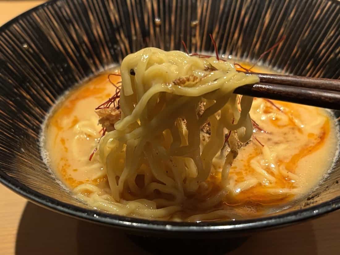 鶏白湯担担麺