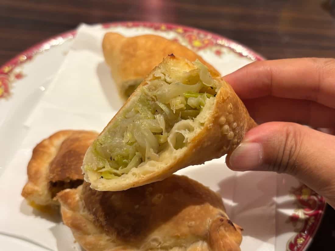 野菜(キャベツ)のピロシキ