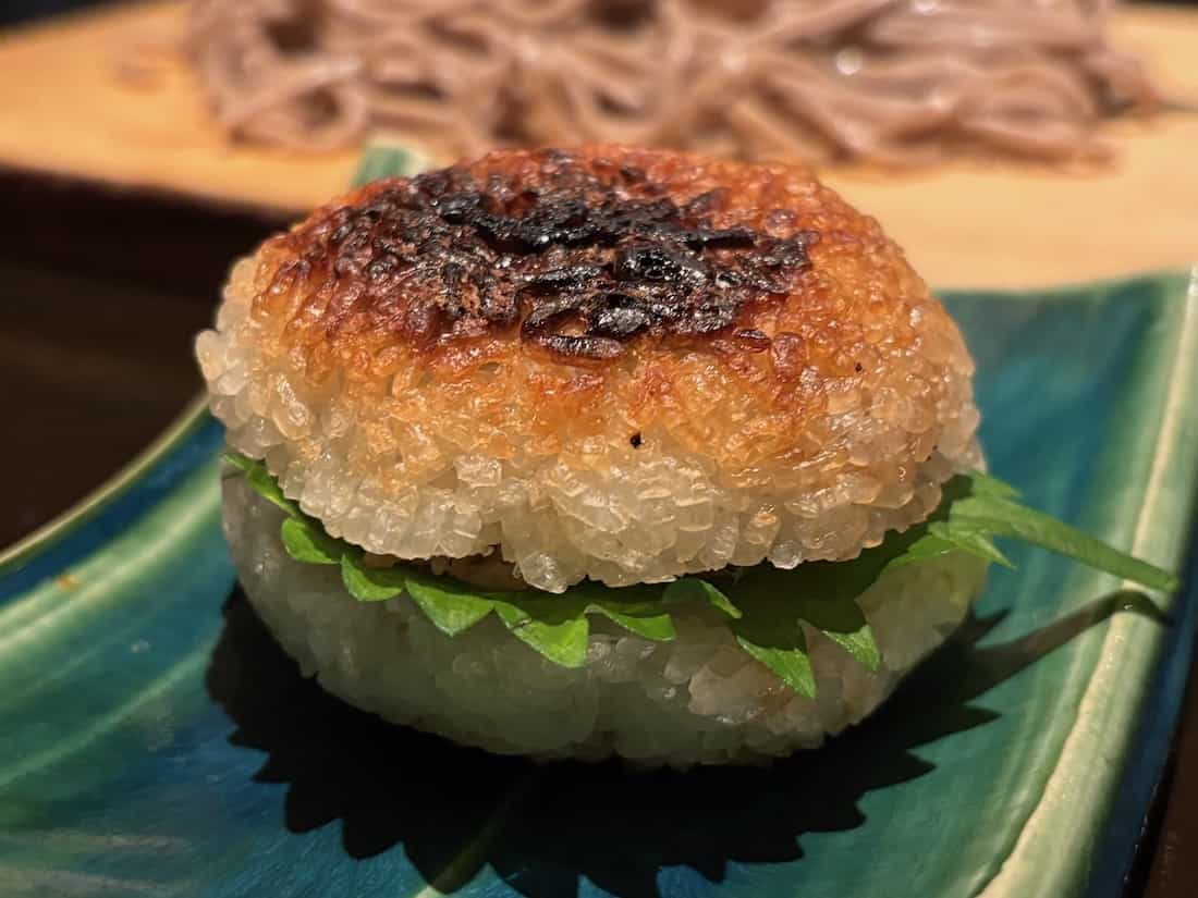 焼きおにぎり(じゃこ味噌)